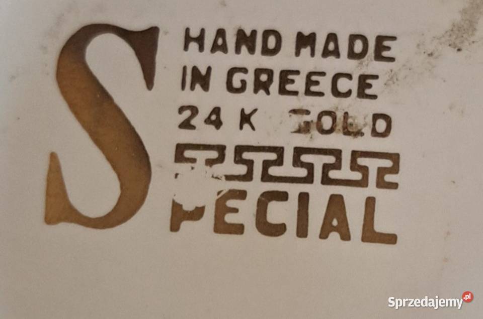 porcelanowe puzderko wazonik sygnowane Grecja Warszawa