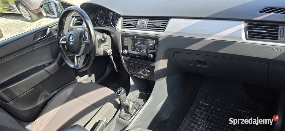Skoda Rapid 16 TDI 115salon polska srebrny Rapid Motoryzacja Wadowice