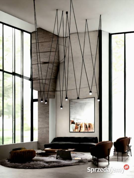 Designerska lampa do wysokich pomiszczeń ABRA Rzeszów sprzedam