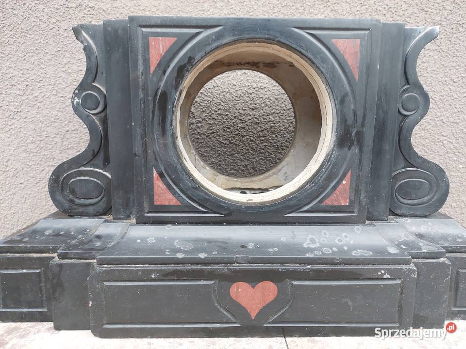 S113 Obudowa marmur starego zegara kominkowego Tczew