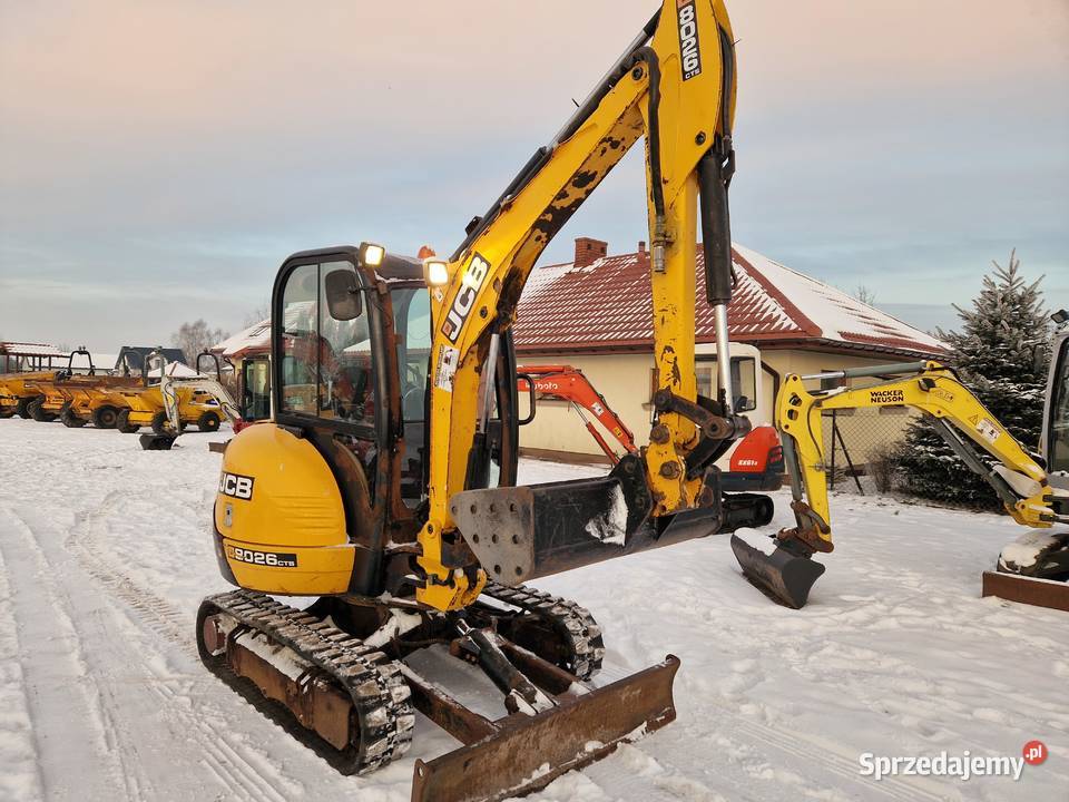 Minikoparka JCB 8026 CTS 2019r przebieg 2400mtg lubelskie Ryżki
