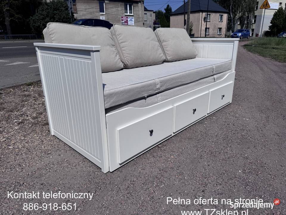 IKEA HEMNES Leżanka Łóżko z 3 szufladami 2