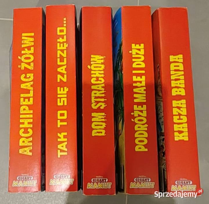 Zestaw 5 komiksów Kaczora Donalda Komiksy Książki i Podręczniki sprzedam