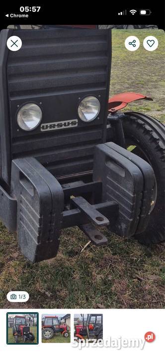 Obciążnik do ursusa 3512 2812 Mf 255 Kłaj sprzedam