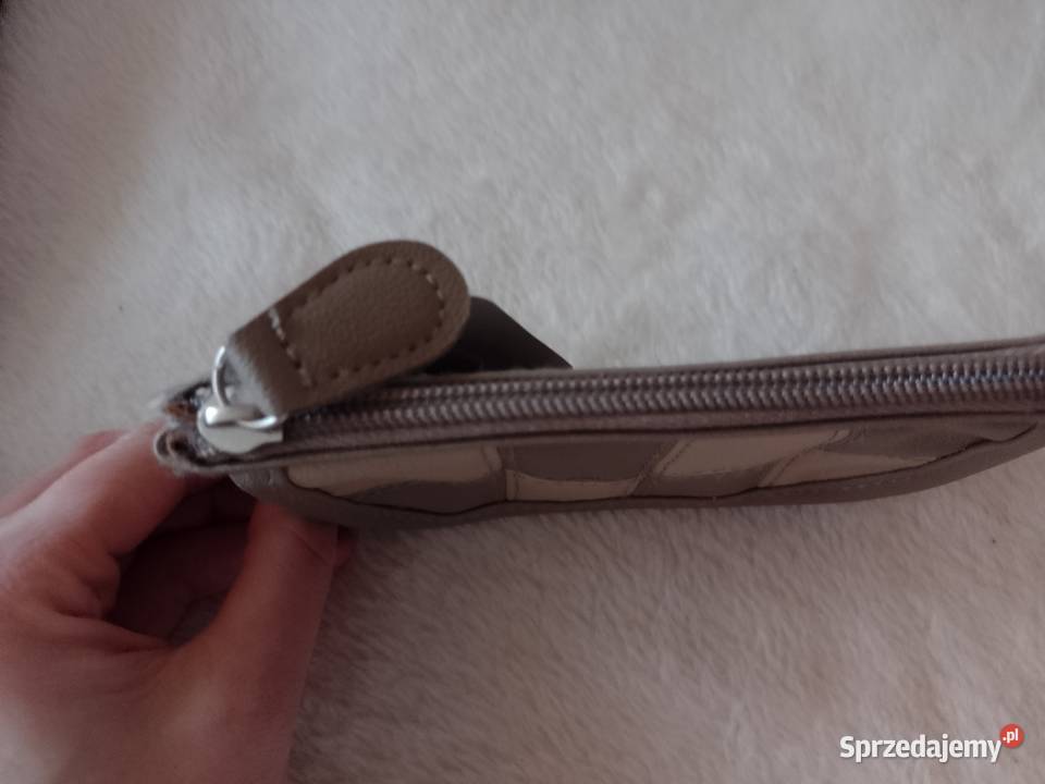 Skórzany portfel z Londynuportfelik portmonetka Kraków