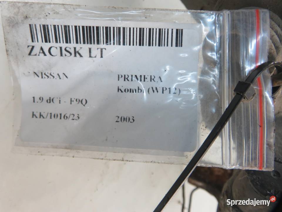 ZACISK LEWY TYŁ NISSAN PRIMERA P12 Zaciski i jarzma małopolskie