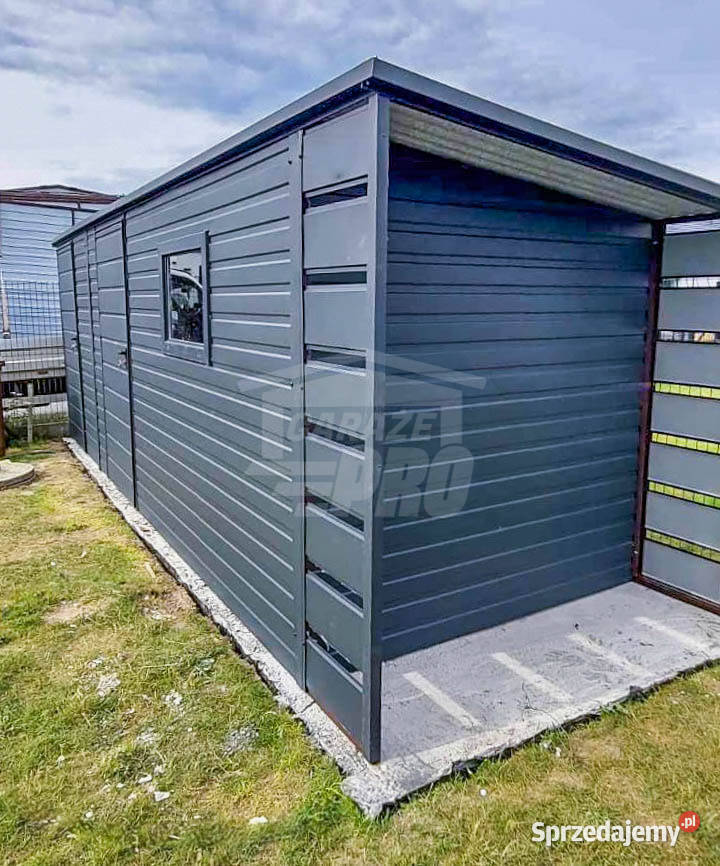 Schowek Domek Ogrodowy 5x2m Wiata 05m 2x Drzwi Mrągowo sprzedam