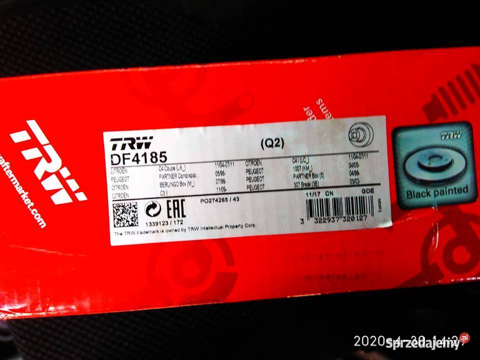 tarcze hamulcowe trw tył citroen xara picasso Układ hamulcowy lubelskie Lublin