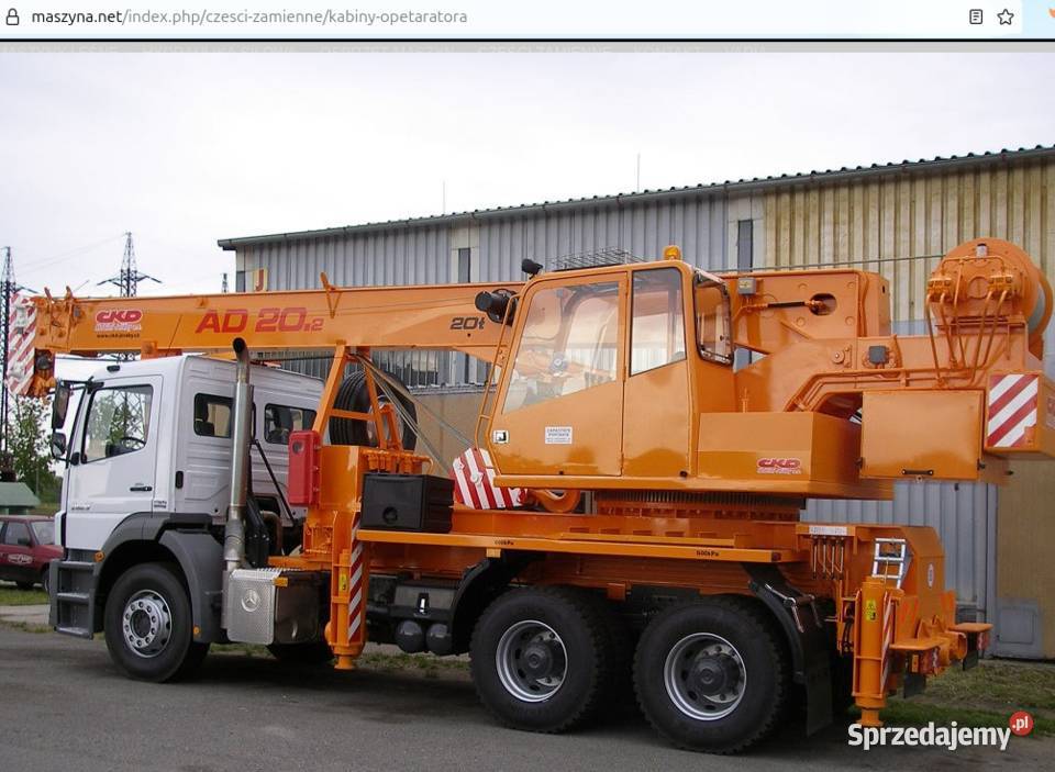 Kabina operatora do żurawi KD Slany starego Karoseria Toruń sprzedam