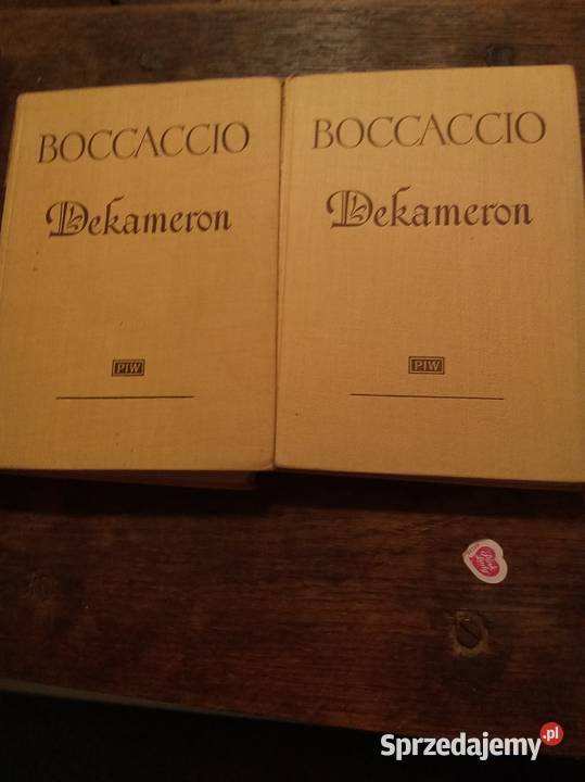 Dekameron Boccaccio Proza i poezja Warszawa sprzedam