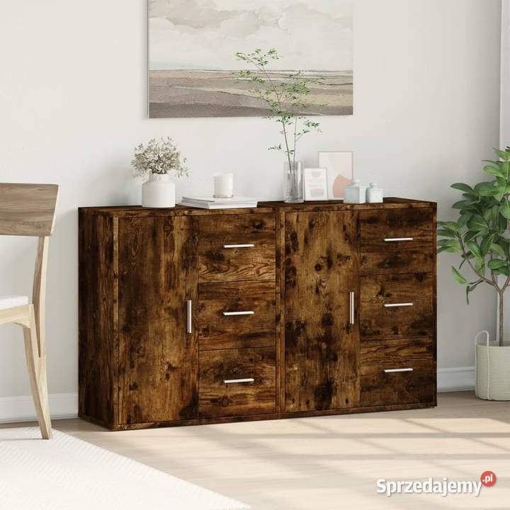 Szafki 2 przydymiony dąb 60x31x70 WM3276557 mazowieckie Warszawa