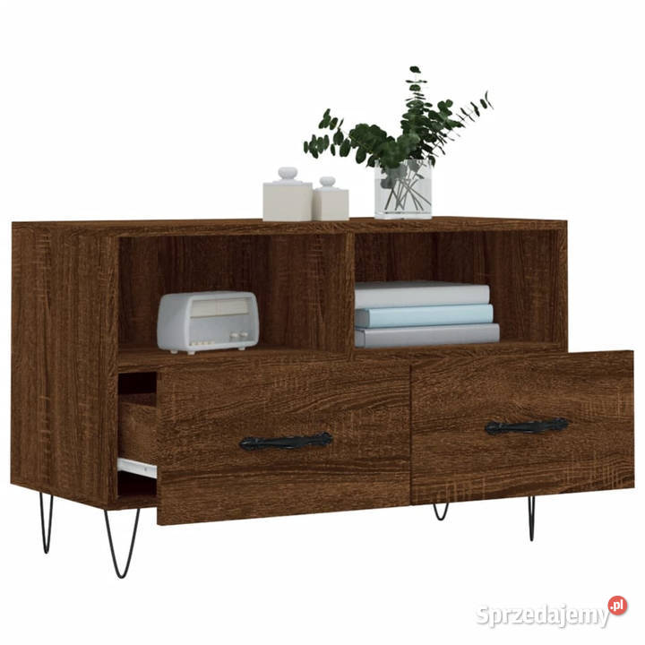 Szafka pod telewizor brązowy dąb 80x36x50 Warszawa