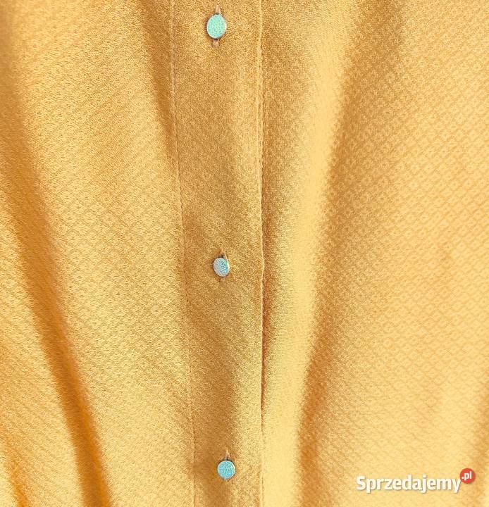 Bluzka Massimo Dutti 36 S miodowa koszula żółta Bluzki i koszule