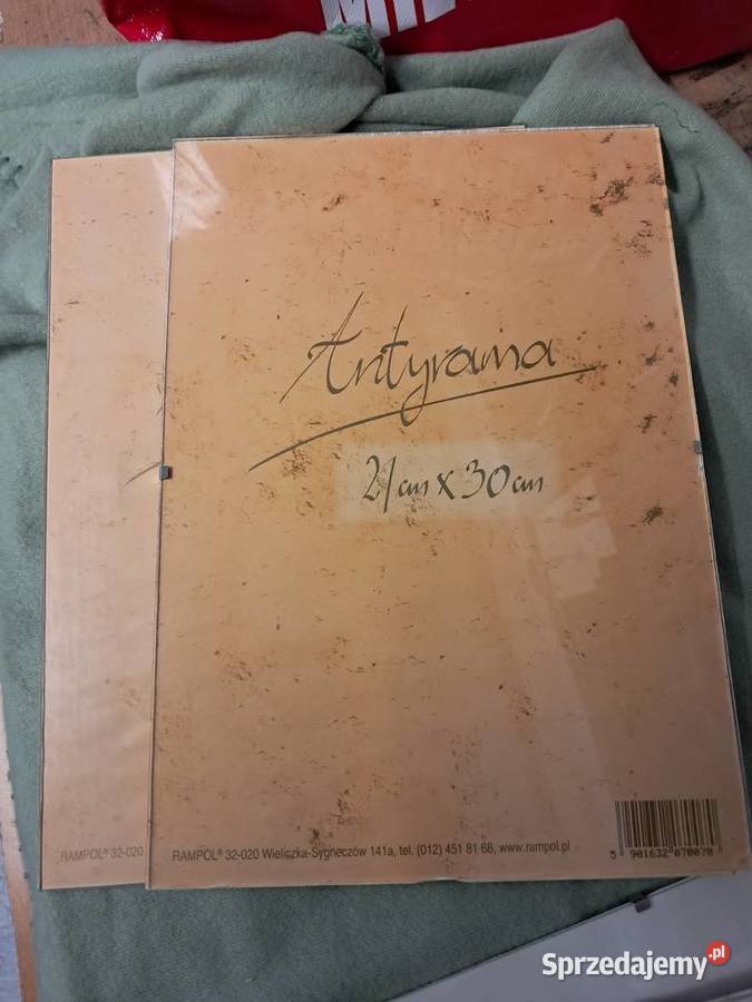 2 nowe antyramki ze szkła 21x30 świętokrzyskie Sandomierz