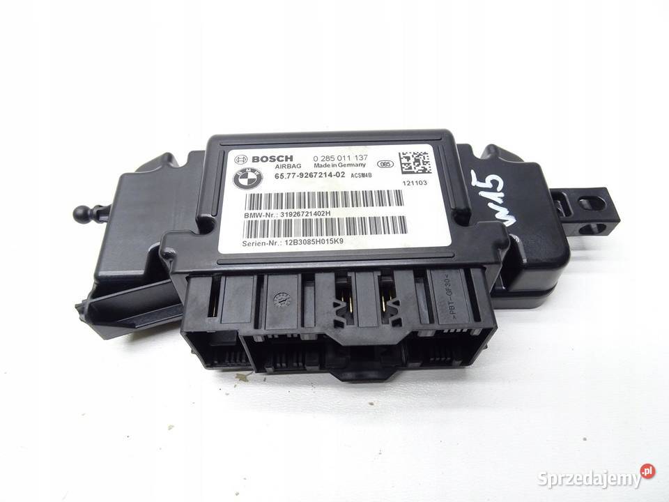 MODUŁ STEROWNIK SENSOR AIRBAG 9267214 BMW F20
