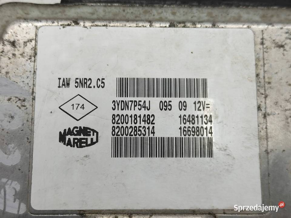 STEROWNIK SILNIKA IAW52C5 8200181482 11 B 74