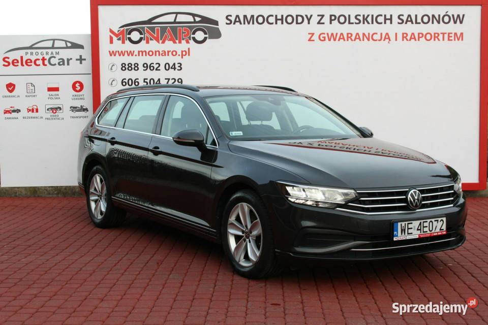 Volkswagen Passat BUSINESS 20 TSI 190 Salon kurtyny powietrzne Włocławek