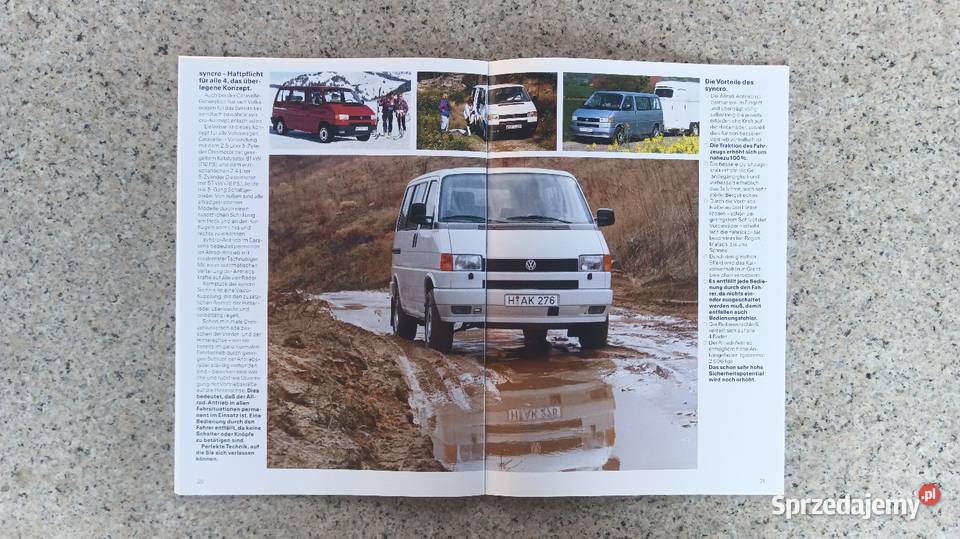 VW Volkswagen T4 Caravelle Prospekt motoryzacja, transport śląskie Bytom