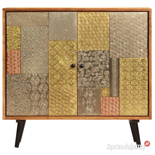 Szafka z litego drewna akacjowego 80x30x75 Warszawa