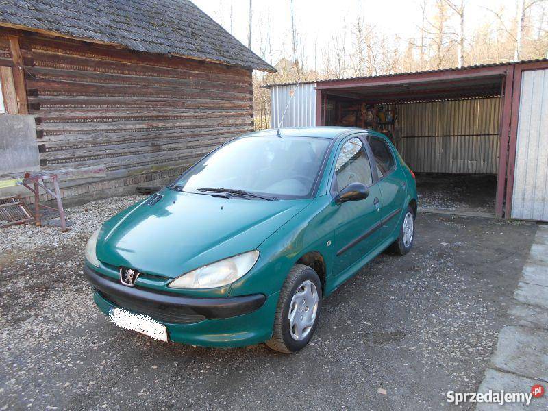 Peugeot 206 14 benzyna 1999 zielony Szynwałd