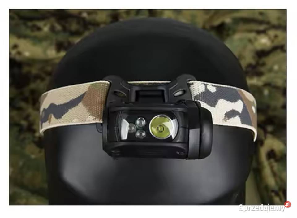 Latarka czołowa LED czołówka taktyczna na kask Płock