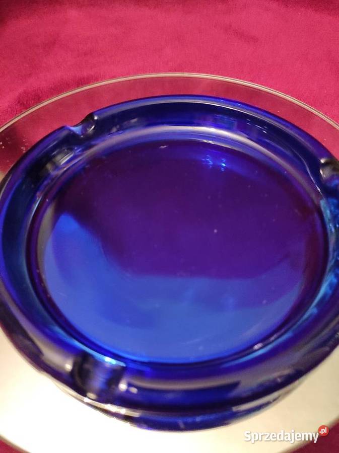 KOBALTOWE SZKLO VINTAGE Antyki