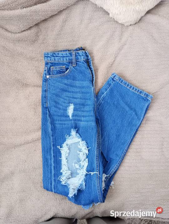 nowe spodnie z dziurami boho rXS Piotrków Trybunalski