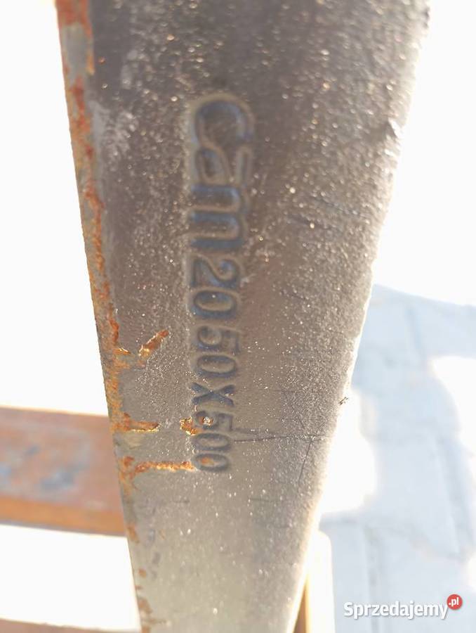 Widły 1200507mm klasa 3B nieuszkodzony Błędów