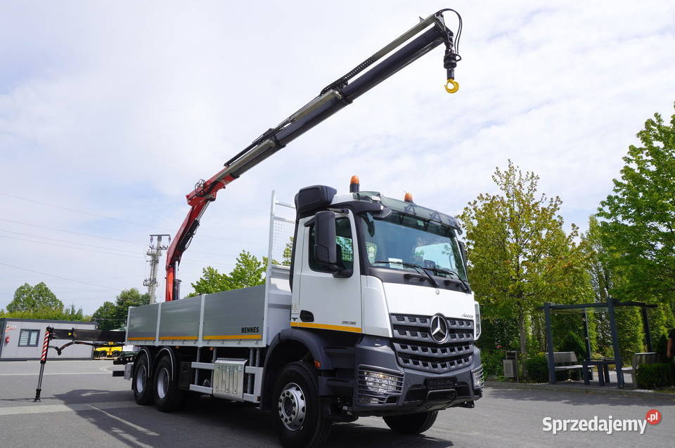 MercedesBenz Arocs 2636 burtowy HDS Fassi F175 automatyczna Kraków
