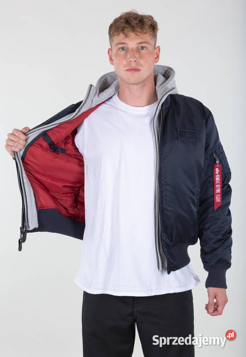 ALPHA INDUSTRIES bomberka MA1 DTEC granatowa