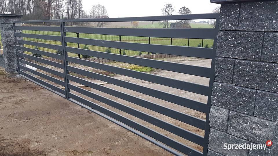 Brama skrzydłowa 500x120 ogrodzenia bramy Konin