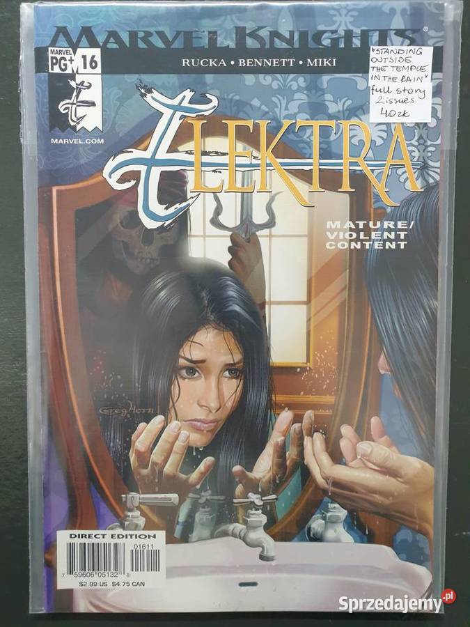 Elektra Standing Outside The Temple In The Rain Gdynia