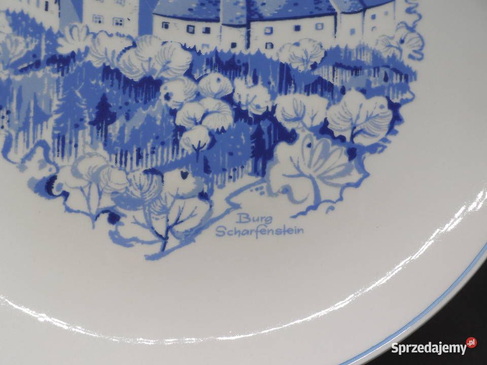 Patera talerz ozdobny porcelanowy Wallendorf Raszków