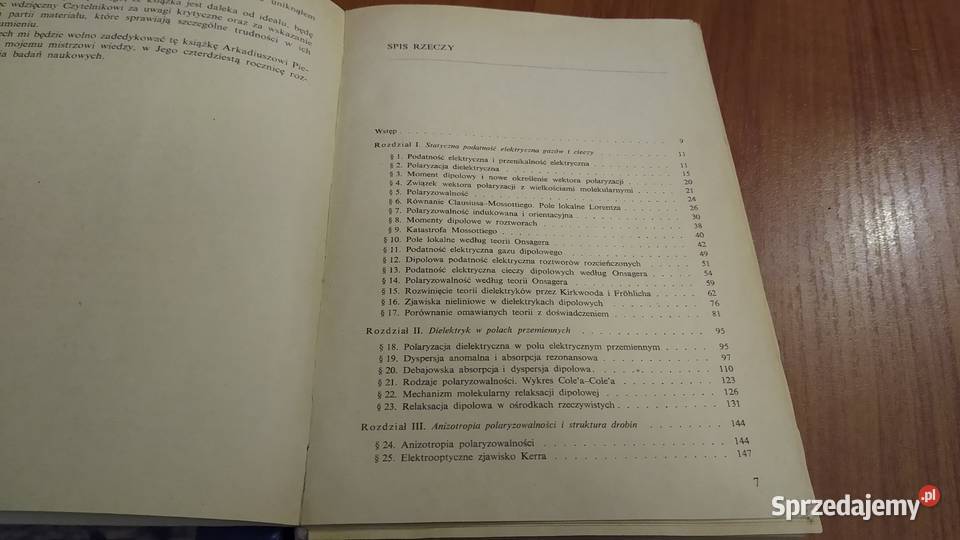 Fizyka dielektryków August Chełkowski 1972 Gdańsk