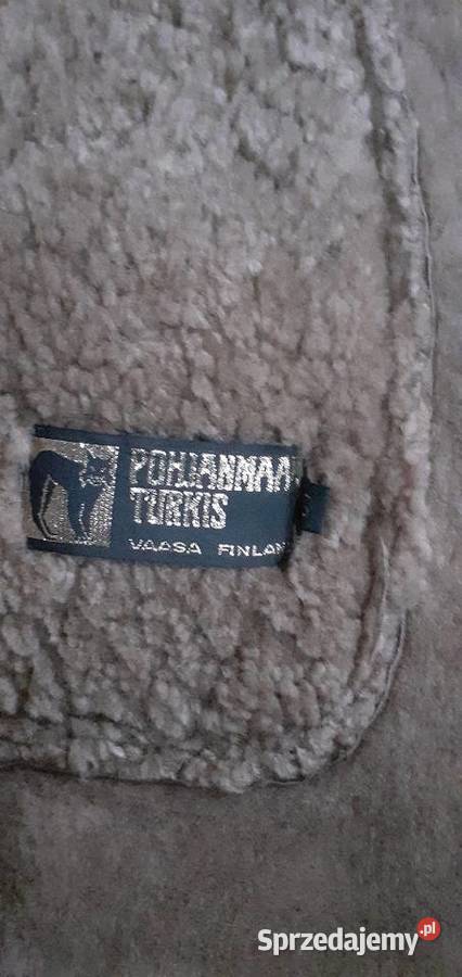 Kożuch męski z Finlandii brązowy/beżowy Warszawa