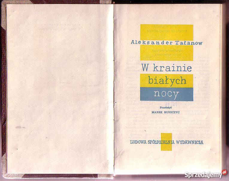 6293 W KRAINIE BIAŁYCH NOCY ALEKSANDER TAŁANOW małopolskie Czyrna