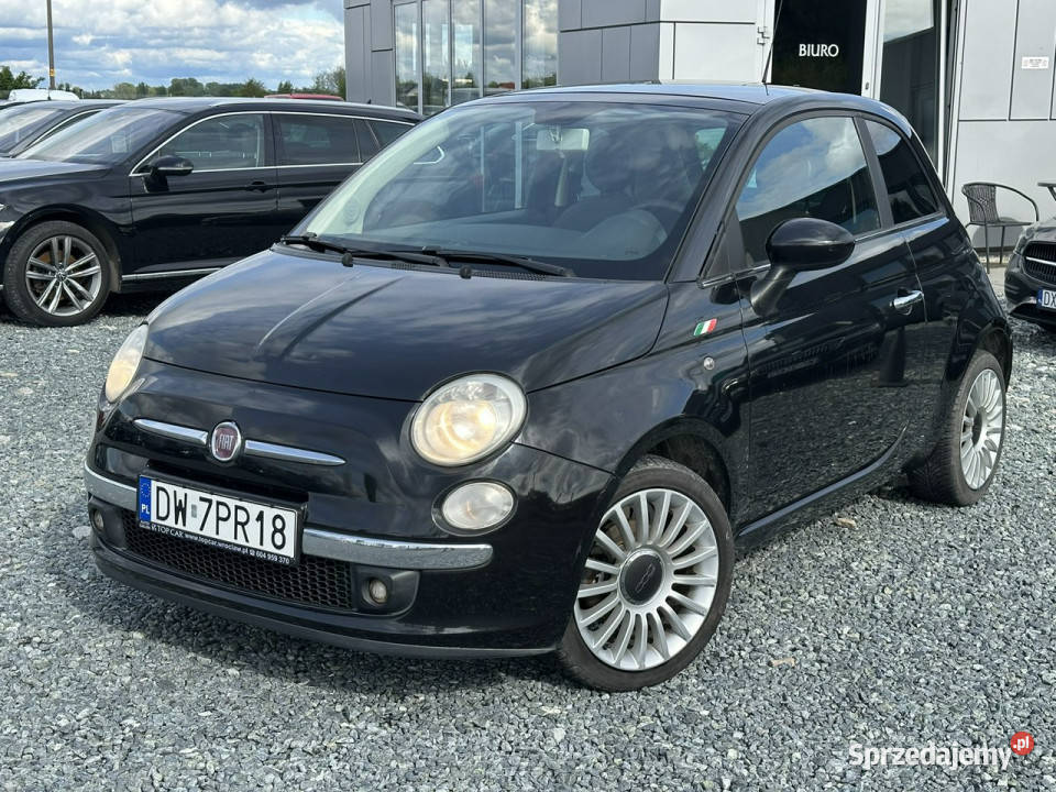 Fiat 500 14 16V 100 Sport 2008r szyberdach dolnośląskie Wojkowice