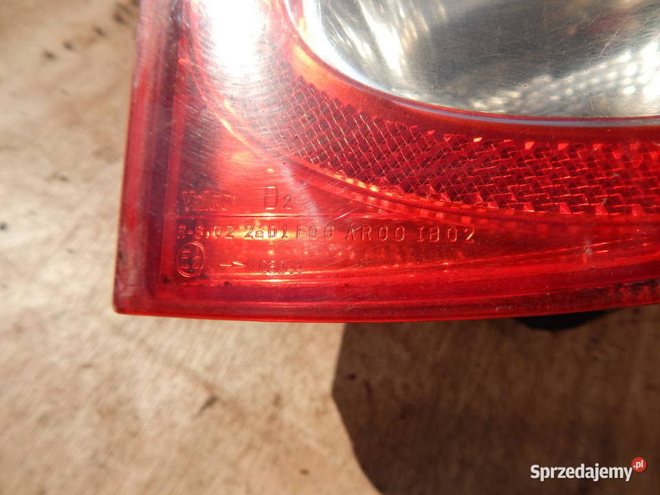 LAMPA PRAWA TYŁ TYLNA PEUGEOT 1007 VALEO Warszawa sprzedam