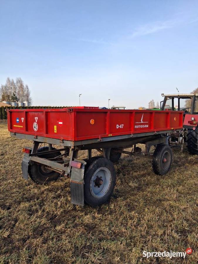 Przyczepa wywrotka d47 Przyczepy rolnicze