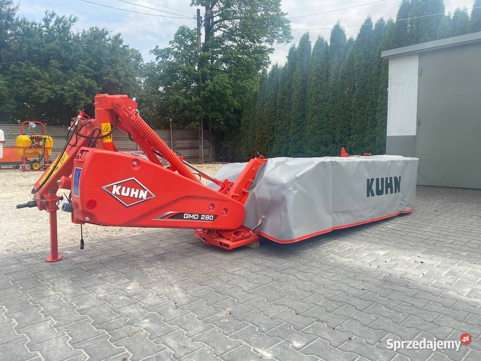 Kosiarka dyskowa zawieszana KUHN GMD 280FF nieuszkodzony Maszyny zielonkowe