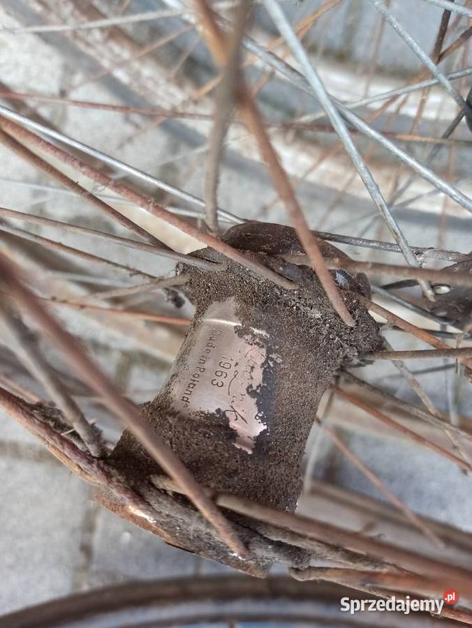 Kola felgi starych rowerów Renak ZZR Łucznik PRL Ostrów Wielkopolski