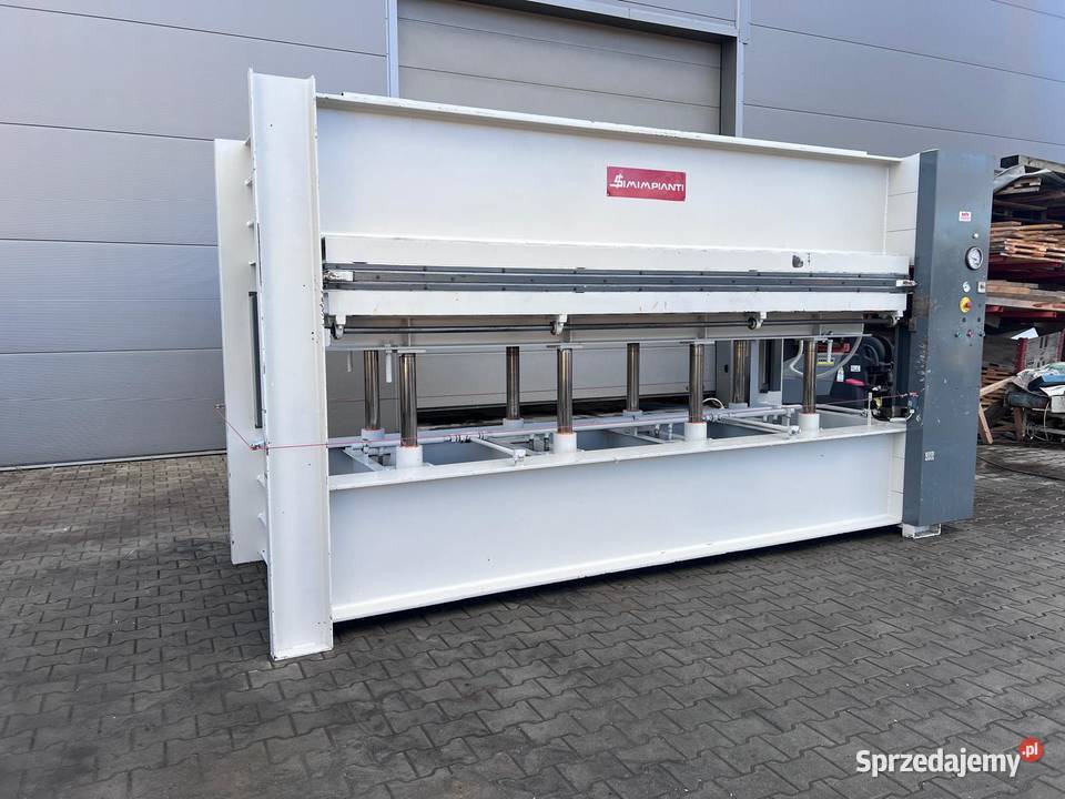 Prasa półkowa do fornirowania Simimpianti Juszczyn
