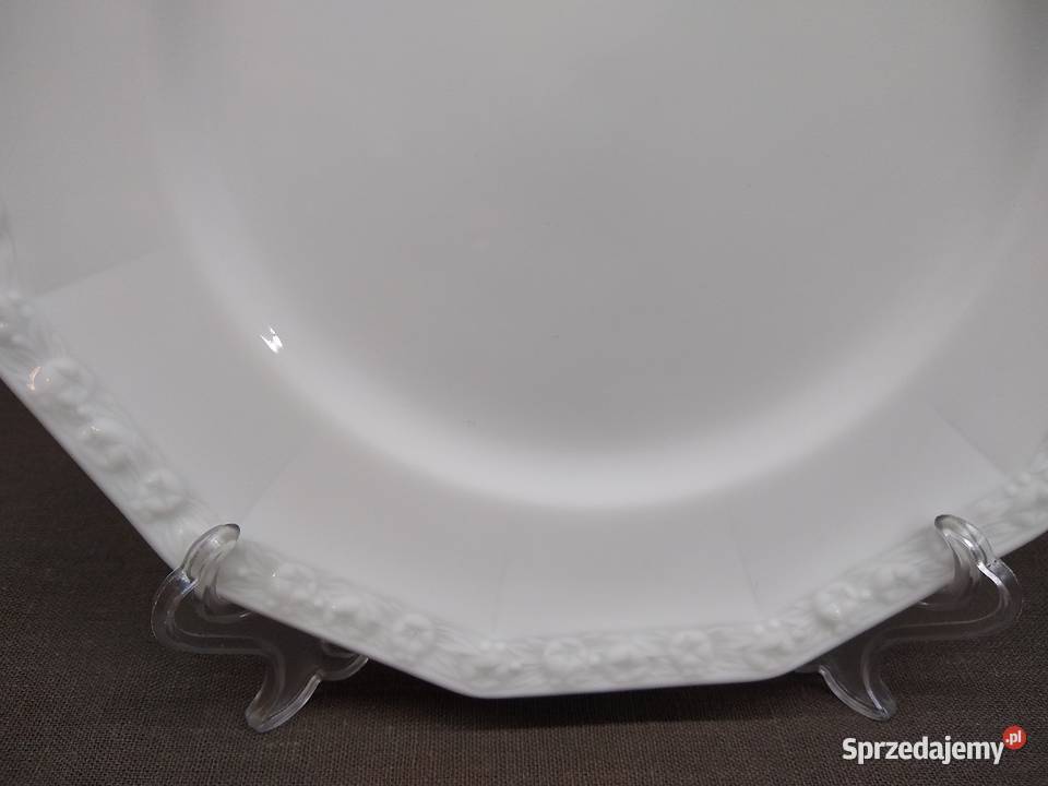 Rosenthal Biała Maria talerz deserowy Porcelana i szkło Kalisz
