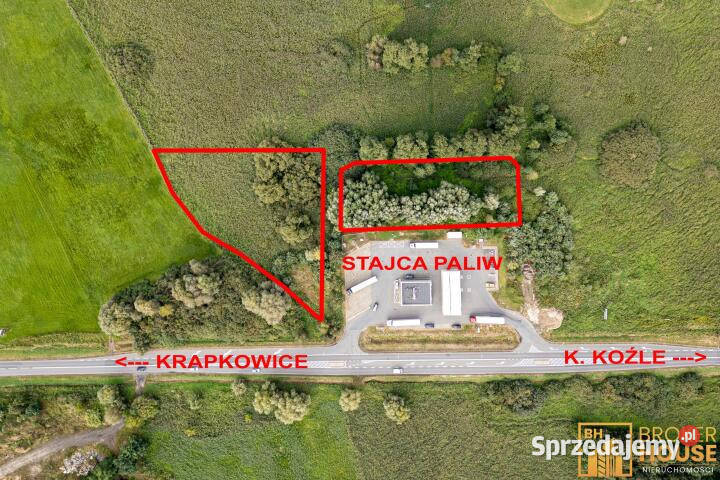 Grunt 7537m Krapkowice Kozielska sprzedam