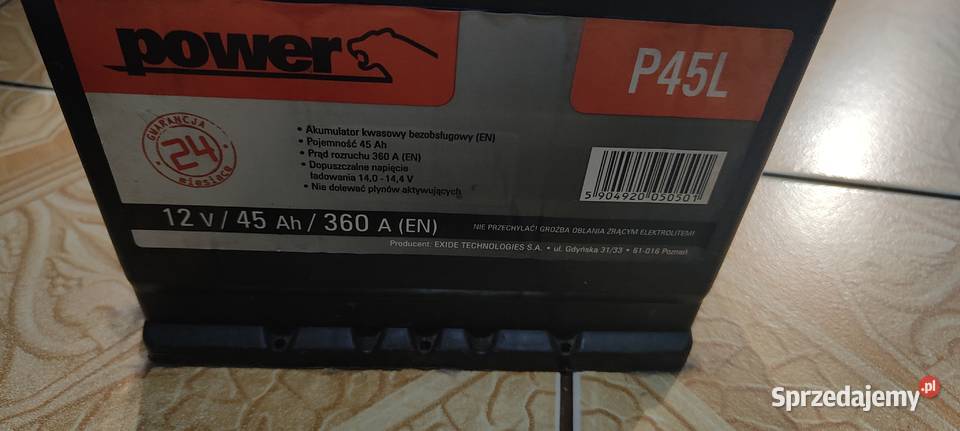 Akumulator 12V jest sprawny Okazja