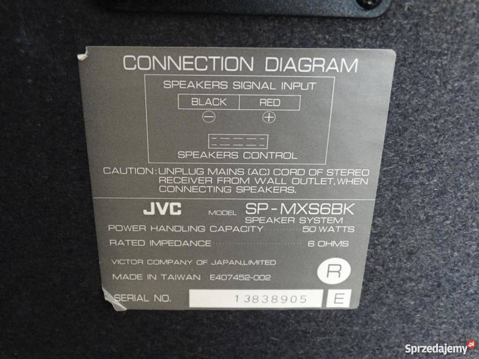 Mocna wieża JVC CAMXS6 kolumny WYSYŁKA Wieże i miniwieże Jasło