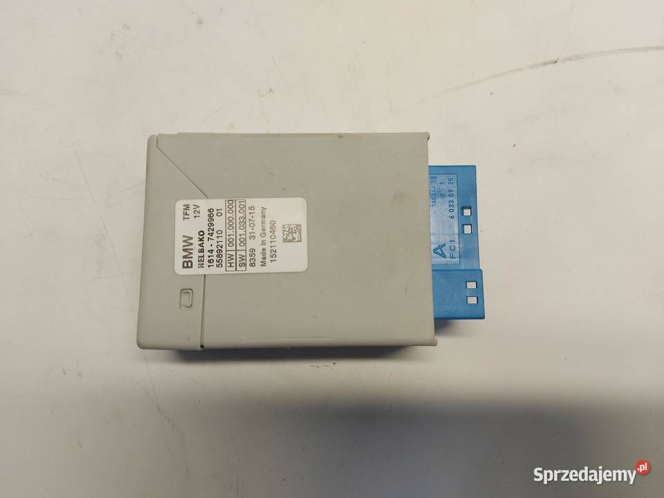 BMW i3 i01 REX Sterownik pompy paliwa 7429966 Sterowniki sprzedam