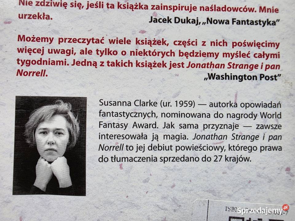 Susanna Clarke Jonathan Strange i pan Norrell Kraków