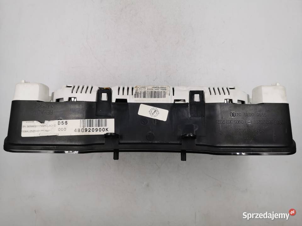 Licznik Zegary Audi A6 C5 Lift 20 24 4B0920900K Wyposażenie wnętrza Wyszków