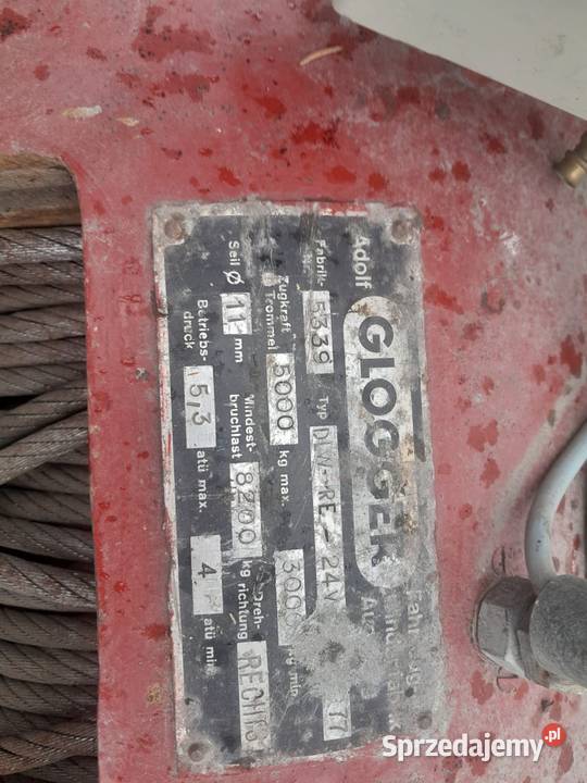 Wyciągarka leśna hydrauliczna do ciągnika